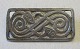 Brosche in 
Sterlingsilber, 
Viking Kopie, 
20. 
Jahrhundert. 
Dänemark. 3,6 x 
1,8 cm. 
Gestempelt: ...
