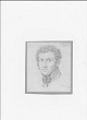 Podesti, 
Francesco 
(1800-1895) 
Italien: 
Portrait des 
Mannes. Blei. 
Signiert: 
Podesti fec. 12 
x ...