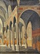 Jepsen, Morten 
(1826-1903), 
Dänemark: 
Kirche-
Innenraum. Öl 
auf Leinwand. 
Unsigniert. 
Nahme auf ...