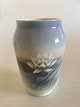 Royal 
Copenhagen Vase 
No. 2669/108 
with Water Lily 
Motif. 17 cm H 
(6 11/16 in.) 
2nd Quality. In 
...