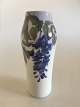 Royal 
Copenhagen Vase 
No 181/232 with 
Wisteria Flower 
Motif. 23.5 cm 
H (9 1/4"). 2nd 
Quality ...