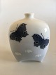 Royal 
Copenhagen Vase 
No 188/1340 
with Butterfly 
Motif. 1st 
Quality. In 
nice and whole 
...