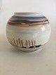 Royal 
Copenhagen 
Vase. Signed 
2/4 - 81. 1st 
Quality. 14.5 
cm H (5 
45/64"). 18 cm 
H (7 3/32").