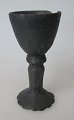 Stiel Becher, 
schwarzen Ton, 
Barock, 18. 
Jahrhundert. 
D&auml;nemark. 
H&ouml;he:. 9,6 
cm.
Sehr, ...