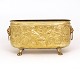 Light gilt brass jardiniere. Sweden circa 1840. H: 18cm. 15x32cm