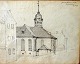 Danish Golden 
Age Künstler 
(19. Jh.): 
Szene aus 
Garnisions 
Kirche, 
Kopenhagen, vom 
Schlachthaus 
...