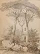 Moller, Jens 
Peter (1783 - 
1854) Dänemark: 
Eine Kapelle.