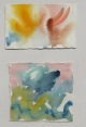 Jakobsen, 
Jørgen (1928 - 
2017) Dänemark: 
Aquarellen.