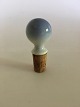 Royal 
Copenhagen 
Bottle Top. 
Measures 7.5 cm 
H (2 61/64") In 
nice condition