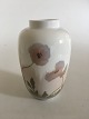Royal 
Copenhagen Art 
Nouveau Vase 
with Pink 
flowers No 
135/18.
Measures 
16,3cm / 6 
2/5". ...