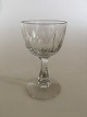 Holmegaard Derby White Wine Glass 12 cm H.