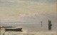 Bredsdorff, 
Johan Ulrik 
(1845 - 1928): 
Am frühen 
Nachmittag 
Sommer. Motiv 
von 
Øresund.
 Signiert: ...