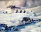 Gudmundsson, 
Eggert (1906 - 
1983) Island: 
Snæfellsjökull. 
Öl auf 
Leinwand. 
Signiert: 
Eggert 1939 ...