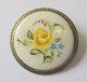 Silber-Brosche, 
AF Rasmussen, 
Aarhus, 
Dänemark, 20. 
Jh. Mit Hand 
gemalt 
palquette mit 
Blumen. ...