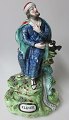 Antique 
Staffordshire 
Figur, Walton 
Keramik, ca. 
1820 - 1825. 
Abbildung des 
Propheten 
Elias. ...