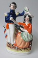 Staffordshire 
Figur, des 
jungen Paares, 
um 1830-1840, 
England. 
Polychromie. 
Höhe:. 18,6 cm.
Er ...