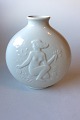 Royal 
Copenhagen 
Blanc de Chine 
vase by Hans 
Henrik Hansen 
of a naked 
young girl no. 
...