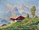 Deutsch 
Künstler (20. 
Jh.) 
Berglandschaft.