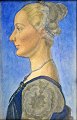 Dänische Künstler (19. Jh.) Weibliches Porträt. Aquarell. Unsigniert. 28 x 19 cm.Eingerahmt in ...