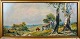 Martin, Martin (1835 - 1908) Großbritannien. Landschaft. Aquarell. Unterzeichnet. 26 x 56 ...