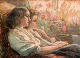 Tuxen, Lauritz 
(1853 - 1927) 
Dänemark: 
Portrait der 
beiden Mädchen 
des Künstlers. 
...