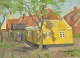 Michelsen, 
Einar (1890 -) 
Dänemark: Zwei 
Personen in 
einem sonnigen 
Innenhof. Das 
eine ...