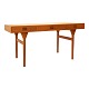 Nanna Ditzel: Writing desk, teak. H: 74,5cm. Plate: 75x145cm