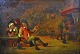 Unbekannter 
Künstler, 19. 
Jahrhundert. 
Krug Szene. Öl 
auf eiche. 
Unsigniert. 23 
x 33 ...