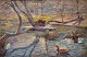 Hempel, Hans 
(1888 - 1963) 
Dänemark. Enten 
in einem See. 
Öl auf 
Leinwand. 
Signiert: H. 
Hempel. ...
