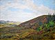 Fermer, 
Nicholas 
Wilhelm (1900) 
Dänemark. 
Moorlandschaft. 
Gezeichnet: 
Vilh. Fermer. 
47 x 65 ...