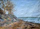 Larsen-Særsløv, 
Friedrich (1870 
- 1942) 
Dänemark. 
Küstenszene. 
Signiert. Öl 
auf Leinwand. 
38 x ...