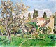 Französisch 
Künstler. 20. 
Jahrhundert. 
Blühenden 
Garten. Öl auf 
Leinwand. 
Unsigniert. 46 
x 55 ...