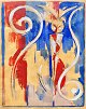 Gregersen, Hans 
(1951 -) 
Dänemark. 
Zwischen Skylla 
und Charybdis. 
Alkyd auf 
Karton. ...