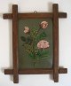 Dänischer 
Blumenmaler 
(19. Jh.): Ein 
Strauß Rosen. 
Öl auf Karton. 
15,5 x 11 
cm. Signiert: 
...