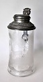 Antiker 
deutscher Krüge 
im Glas mit 
Schliff und ...