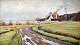 Langer, Viggo 
(1860 - 
1942): Schiffer 
Landhaus bei 
Esrum See. Öl 
auf Leinwand. 
Signiert: Viggo 
...