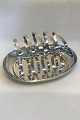 Georg Jensen Sterling Silver Toast Rack and Tray No 1183