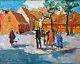 Nielsen, Svend 
(1908 - 1993) 
Dänemark: Szene 
aus Rønne ...