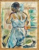 Johansen, Einar 
(1893 - 1965) 
Denmark: A 
woman. 
Watercolor. 
Signed: 
Monogram 1933. 
65 x 50 ...