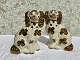 Staffordshire 
Fayence-Hunde, 
Seemannshunde, 
19,5 cm hoch, 
13,5 cm breit * 
Gebrochen und 
in ...