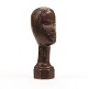 A wood cut figure signed "Otto P". Made by Otto Pedersen, Denmark, 1902-95. H: 
25cm
