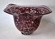 Karlslund, Do (20. Jahrhundert) Dänemark: Vase. Klarglas mit lila und weißem Glas:. Gestempelt ...