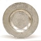Grosse Zinn Platte datiert 1699D: 42cm