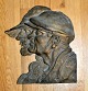 Dänischer Künstler (20. Jahrhundert) Doppelporträt. Bronze. Signiert ELGP 1929 für Ernst El ...