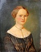 Dänische 
Künstlerin des 
Goldenen 
Zeitalters (19. 
Jahrhundert) 
Porträt von 
Louise Ødum 
geb. ...