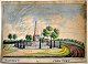 Henningsen. 
Lorenz (19th 
century): The 
monument at 
Sehestedt. 
1830. 
Watercolor, 
pen. Signed ...