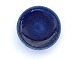 Palshus-
Keramik, 
Salzschale, 
blau glasierte 
Schamotte, 8,5 
cm Durchmesser, 
signiert 
Palshus ...