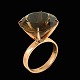 14k Rose Gold 
Cocktail Ring 
with Smoke 
Quartz.
Size 53 mm - 
US 6½ - UK N - 
JPN 13.
Stone 1,2 x 
...