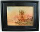 Unbekannter 
Künstler (19. 
Jahrhundert) 
Szene aus dem 
Nil mit den 
Pyramiden und 
der Sphinx. Öl 
...
