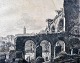 Rossini, Luigi 
(1790 - 1857) 
Italien: Avanzi 
del Portico del 
Tempio della 
Pace. Gravur. 
Signiert ...